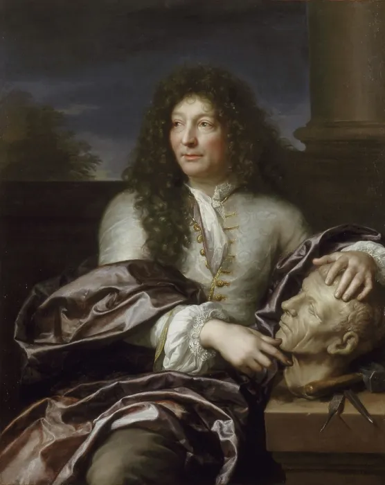 Framed Print : Portrait of the sculptor Francois Girardon (1628-1715), 1683. Creator: Revel, Gabriel (1643-1712) Framed Print : Portrait of the sculptor Francois Girardon (1628-1715), 1683. Creator: Revel, Gabriel (1643-1712)