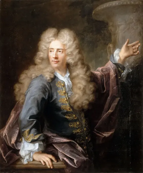 Framed Print : Portrait of the sculptor Jean Cornu (1650-1715). Artist: Tournieres, Robert (1667-1752) Framed Print : Portrait of the sculptor Jean Cornu (1650-1715). Artist: Tournieres, Robert (1667-1752)