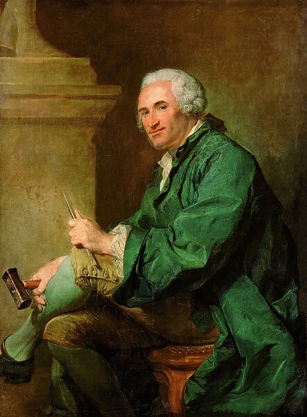 Portrait of the Sculptor Lambert-Sigisbert Adam (1700-1759), 1753