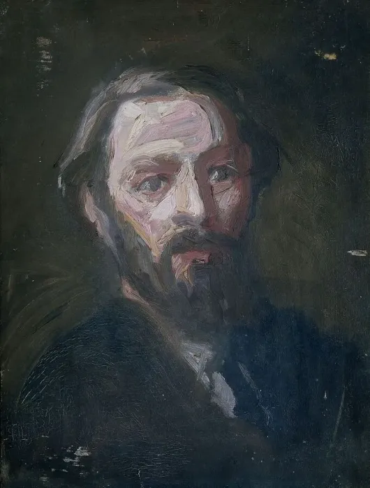 Framed Print : Portrait of the sculptor Pier Pander (1864-1919), 1893-1894. Creator: Thomas Cool Framed Print : Portrait of the sculptor Pier Pander (1864-1919), 1893-1894. Creator: Thomas Cool