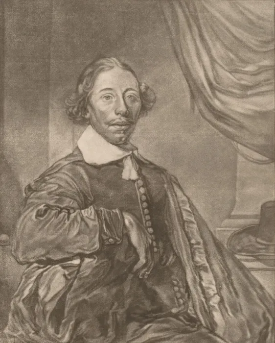 Framed Print : Portrait of a Seated Man, 1771. Creator: Johannes Kornlein Framed Print : Portrait of a Seated Man, 1771. Creator: Johannes Kornlein