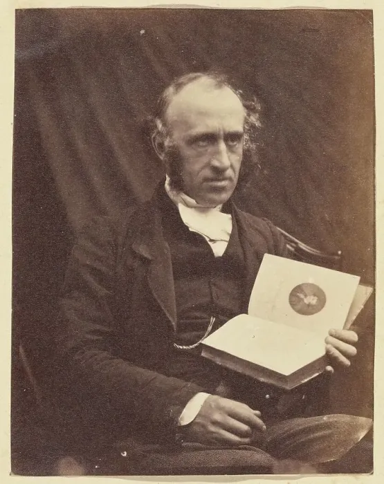 Framed Print : Portrait of Seated Man with a Book, 1870-1875. Creator: Unknown Framed Print : Portrait of Seated Man with a Book, 1870-1875. Creator: Unknown