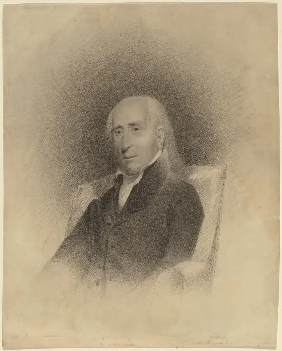 Framed Print : Portrait of a Seated Man, c. 1800. Creator: John Vanderlyn Framed Print : Portrait of a Seated Man, c. 1800. Creator: John Vanderlyn