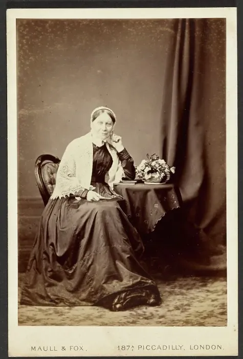 Framed Print : Portrait of seated woman, about 1879-1885. Creator: Maull & Fox Framed Print : Portrait of seated woman, about 1879-1885. Creator: Maull & Fox