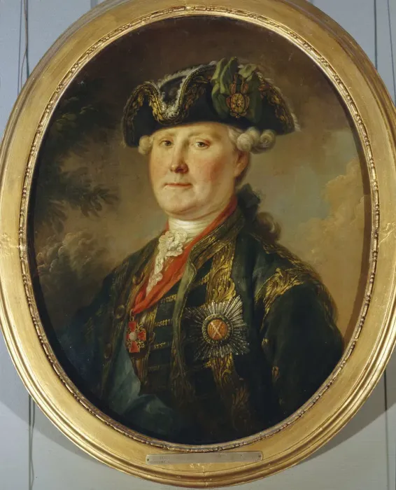 Framed Print : Portrait of Semyon Kirillovich Naryshkin (1710?1775). Artist: Torelli, Stefano (1712-1784) Framed Print : Portrait of Semyon Kirillovich Naryshkin (1710?1775). Artist: Torelli, Stefano (1712-1784)