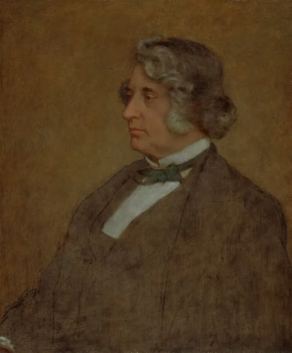 Framed Print : Portrait of Senator Charles Sumner, 1874. Creator: William Page Framed Print : Portrait of Senator Charles Sumner, 1874. Creator: William Page