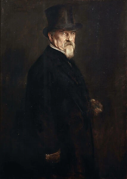 Portrait of Senator Giovanni Morelli, 1886. Creator: Lenbach, Franz, von (1836-1904)