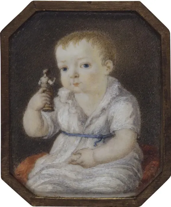 Framed Print : Portrait of Sergey Ivanovich Volkov as child, ca 1808. Artist: Anonymous Framed Print : Portrait of Sergey Ivanovich Volkov as child, ca 1808. Artist: Anonymous