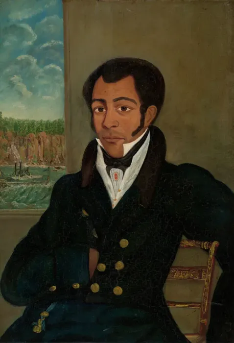 Framed Print : Portrait of a Ships Steward, probably 1829. Creator: Unknown Framed Print : Portrait of a Ships Steward, probably 1829. Creator: Unknown