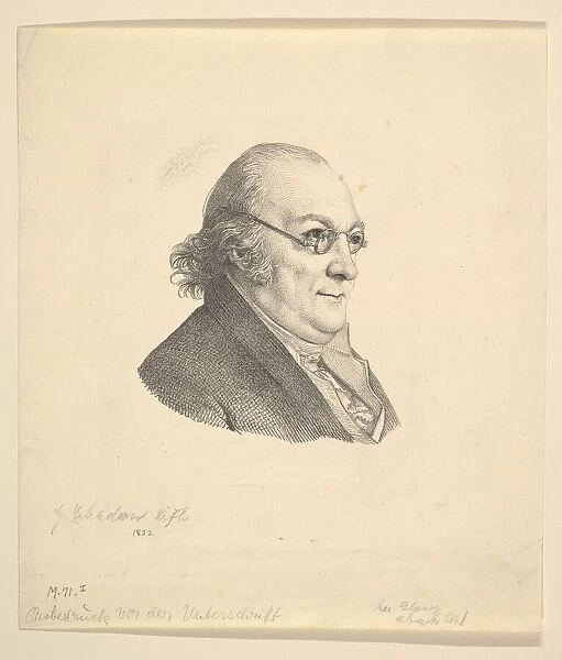 Portrait of Siegmund Wilhelm Wohlbruck (1762-1834).n.d. Creator: Johann Gottfried Schadow