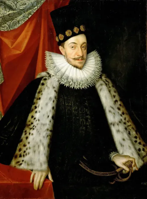 Framed Print : Portrait of Sigismund III Vasa, King of Poland (1566-1632). Artist: Kober, Martin (1550-1609) Framed Print : Portrait of Sigismund III Vasa, King of Poland (1566-1632). Artist: Kober, Martin (1550-1609)