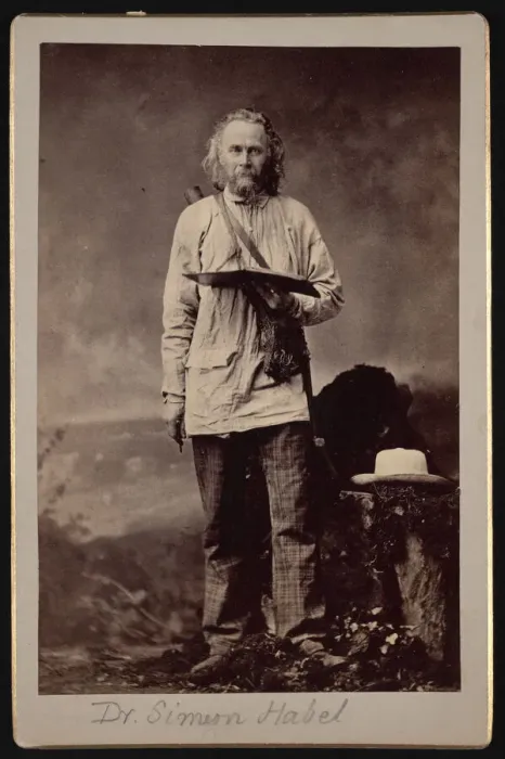 Framed Print : Portrait of Simeon Habel, Before 1878. Creator: Unknown Framed Print : Portrait of Simeon Habel, Before 1878. Creator: Unknown