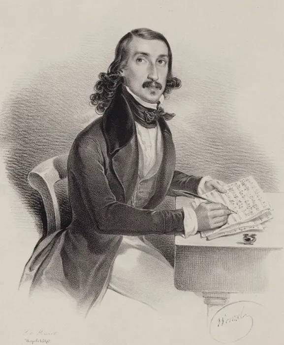 Framed Print : Portrait of the singer and composer Giacinto Marras (1810-1883), 1840. Creator: Wenzel Framed Print : Portrait of the singer and composer Giacinto Marras (1810-1883), 1840. Creator: Wenzel