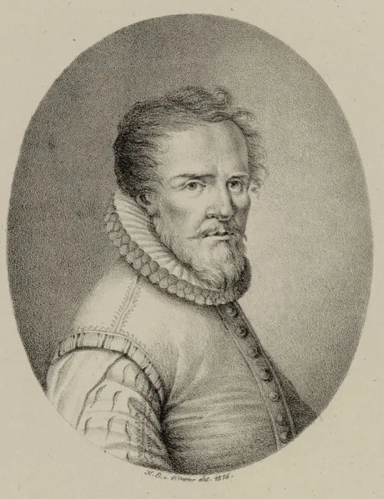 Framed Print : Portrait of the singer and composer Ludwig Senfl (c. 1490-1543), 1816. Creator: Winter