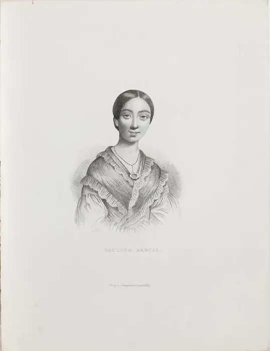 Framed Print : Portrait of the singer and composer Pauline Viardot (1821-1910), 1839-1840 Framed Print : Portrait of the singer and composer Pauline Viardot (1821-1910), 1839-1840