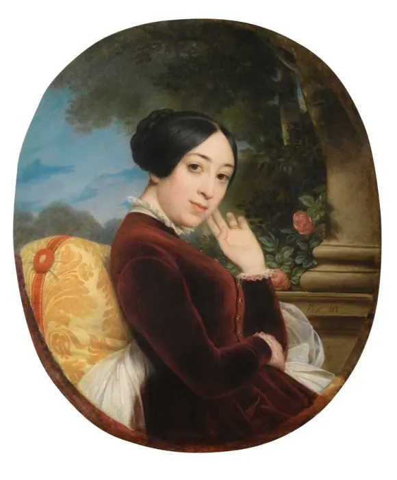 Framed Print : Portrait of the singer and composer Pauline Viardot (1821-1910), 1844 Framed Print : Portrait of the singer and composer Pauline Viardot (1821-1910), 1844