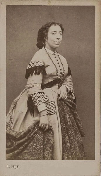 Portrait of the singer and composer Pauline Viardot (1821-1910), Between 1860 and 1865