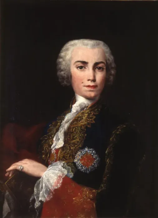 Framed Print : Portrait of the singer Farinelli (Carlo Broschi) (1705-1782). Artist: Amigoni, Jacopo (1675-1752) Framed Print : Portrait of the singer Farinelli (Carlo Broschi) (1705-1782). Artist: Amigoni, Jacopo (1675-1752)