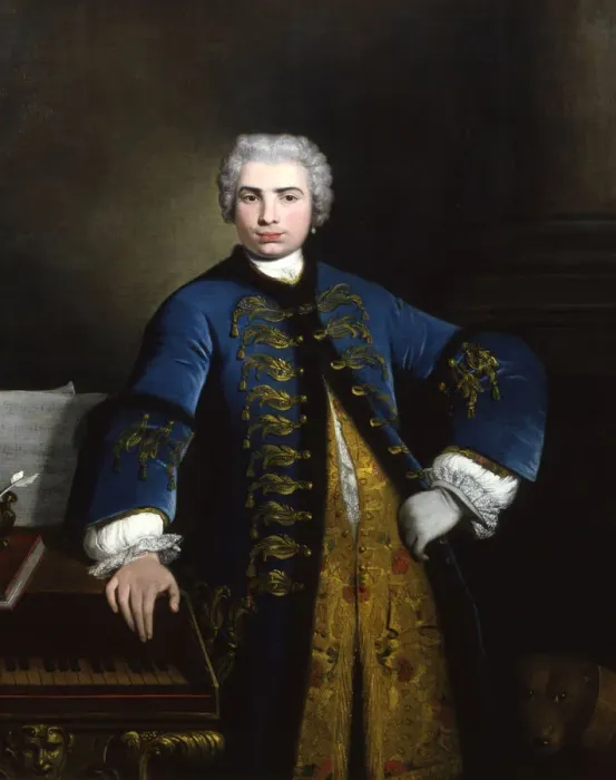 Framed Print : Portrait of the singer Farinelli (Carlo Broschi) (1705-1782), 1734. Creator: Nazari Framed Print : Portrait of the singer Farinelli (Carlo Broschi) (1705-1782), 1734. Creator: Nazari