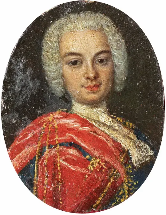 Framed Print : Portrait of the singer Farinelli (Carlo Broschi) (1705-1782), First third of 18th century. Creator: Anonymous Framed Print : Portrait of the singer Farinelli (Carlo Broschi) (1705-1782), First third of 18th century. Creator: Anonymous