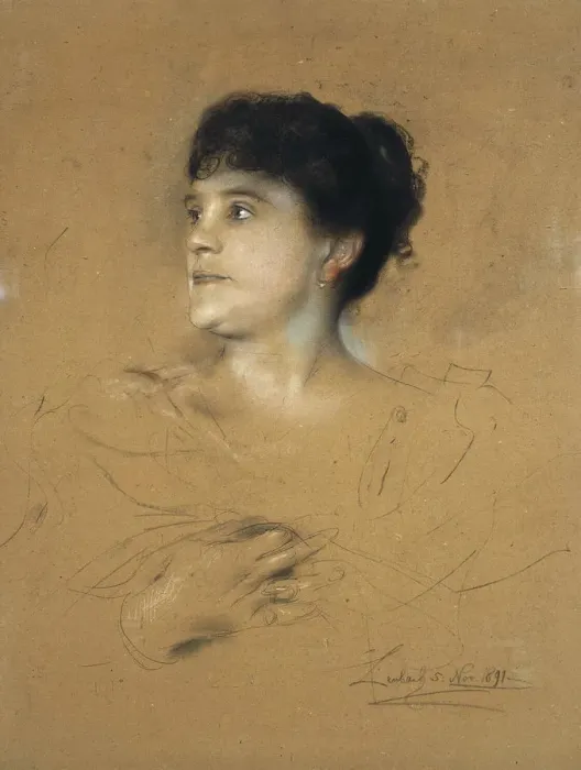 Framed Print : Portrait of the singer Marcella Sembrich, (1858-1935), 1891 Framed Print : Portrait of the singer Marcella Sembrich, (1858-1935), 1891