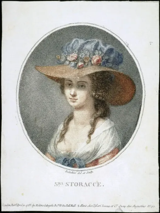 Framed Print : Portrait of the Singer Nancy Storace (1765-1817) Framed Print : Portrait of the Singer Nancy Storace (1765-1817)