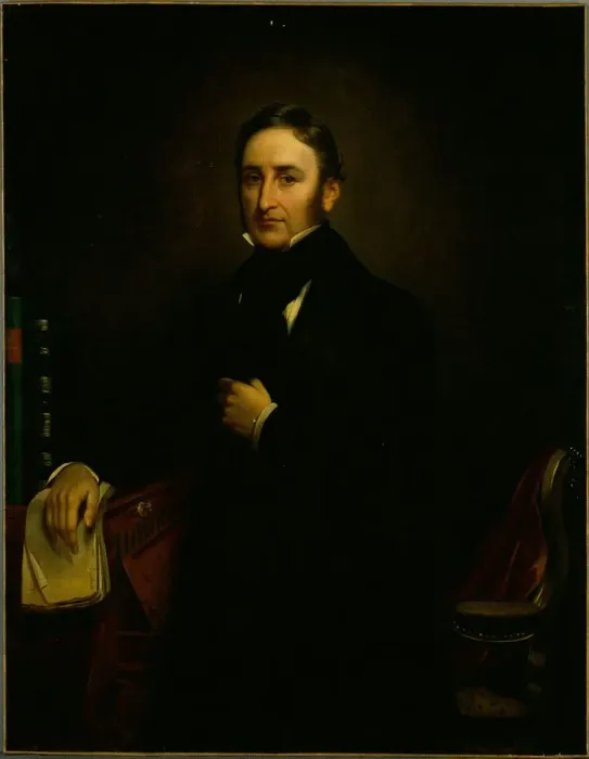 Framed Print : Portrait of the singer Nicolas-Prosper Levasseur (1791-1871)