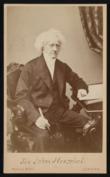 Framed Print : Portrait of Sir John Frederick William Herschel (1792-1871), Before 1871 Framed Print : Portrait of Sir John Frederick William Herschel (1792-1871), Before 1871