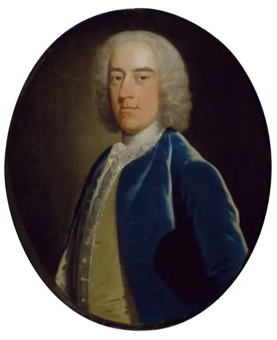 Framed Print : Portrait of Sir Lister Holte (1720-70), 5th Baronet, 1750-1770. Creator: Unknown Framed Print : Portrait of Sir Lister Holte (1720-70), 5th Baronet, 1750-1770. Creator: Unknown