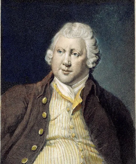 Framed Print : Portrait of Sir Richard Arkwright (1732?1792), c. 1790. Artist: Wright of Derby, Joseph (1734-1797) Framed Print : Portrait of Sir Richard Arkwright (1732?1792), c. 1790. Artist: Wright of Derby, Joseph (1734-1797)
