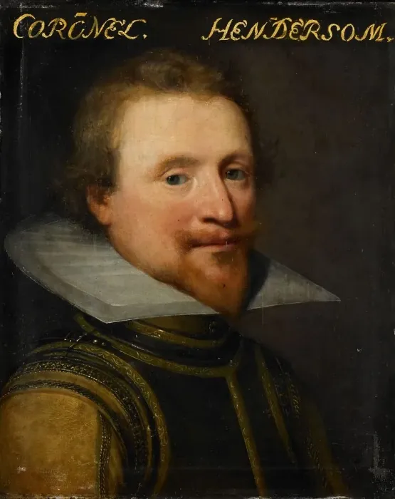 Framed Print : Portrait of Sir Robert Henderson of Tunnegask (1566-1622), c.1609-c.1633. Creator: Workshop of Jan Antonisz van Ravesteyn Framed Print : Portrait of Sir Robert Henderson of Tunnegask (1566-1622), c.1609-c.1633. Creator: Workshop of Jan Antonisz van Ravesteyn