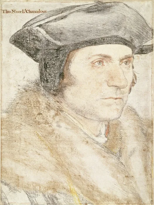 Framed Print : Portrait of Sir Thomas More (1478 -1535), c1526-1527. Creator: Holbein, Hans, the Younger (1497-1543) Framed Print : Portrait of Sir Thomas More (1478 -1535), c1526-1527. Creator: Holbein, Hans, the Younger (1497-1543)