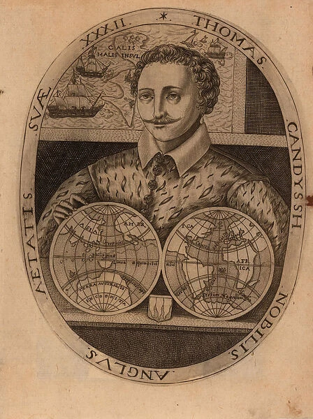 Portrait of Sir Thomas Cavendish (1560-1592), 1596. Creator: Anonymous