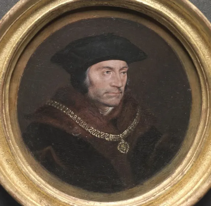Framed Print : Portrait of Sir Thomas More, 17th century. Creator: Hans Holbein (German, 1497 / 98-1543) Framed Print : Portrait of Sir Thomas More, 17th century. Creator: Hans Holbein (German, 1497 / 98-1543)