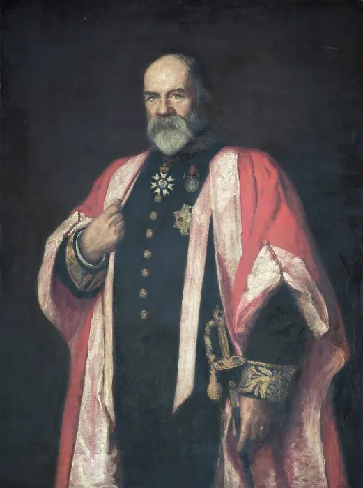 Framed Print : Portrait of Sir Walter Buller, c1903. Creator: Ethel Mortlock Framed Print : Portrait of Sir Walter Buller, c1903. Creator: Ethel Mortlock