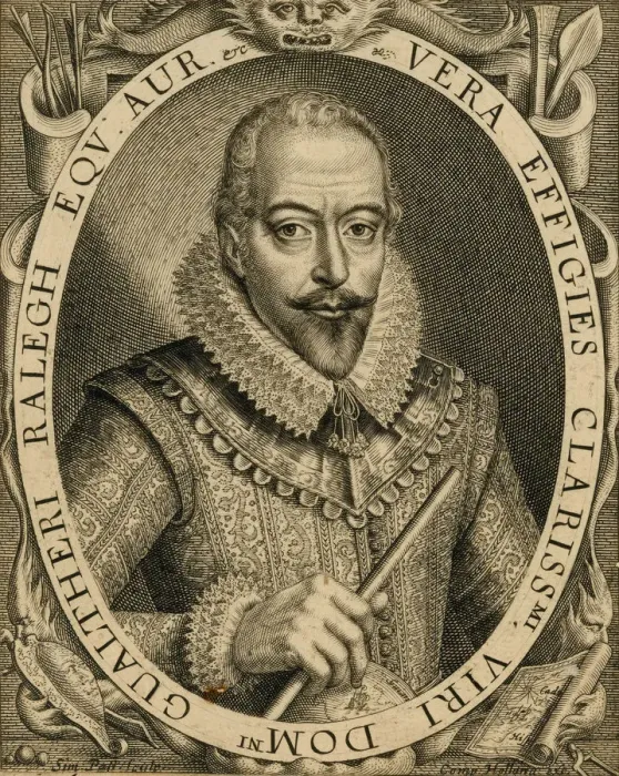 Framed Print : Portrait of Sir Walter Raleigh, 1596. Creator: Anonymous Framed Print : Portrait of Sir Walter Raleigh, 1596. Creator: Anonymous