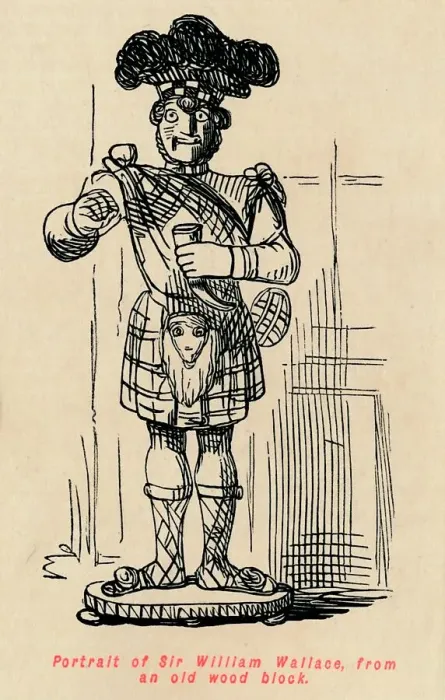 Framed Print : Portrait of Sir William Wallace, from an old wood block, c1860, (c1860). Artist: John Leech Framed Print : Portrait of Sir William Wallace, from an old wood block, c1860, (c1860). Artist: John Leech
