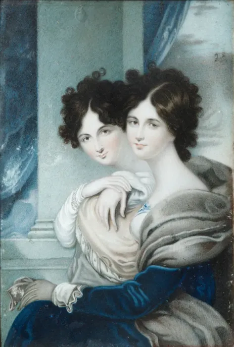 Framed Print : Portrait of Sisters Princesses Anna Petrovna (1777-1805) and Ekaterina Petrovna (1783-1830) Lopukhin Artist: Anonymous Framed Print : Portrait of Sisters Princesses Anna Petrovna (1777-1805) and Ekaterina Petrovna (1783-1830) Lopukhin Artist: Anonymous