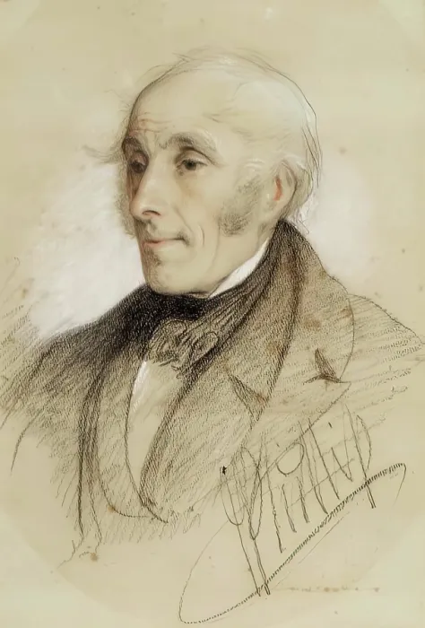 Framed Print : Portrait Sketch, c1840s. Creator: John Phillip Framed Print : Portrait Sketch, c1840s. Creator: John Phillip