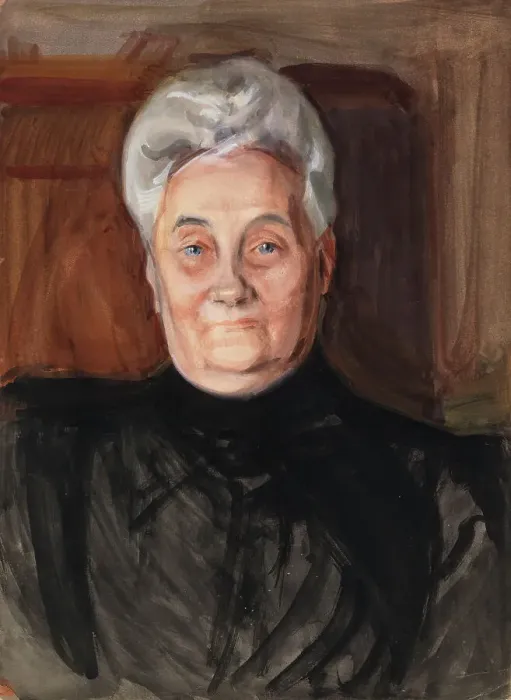 Framed Print : Portrait sketch, c1910s. Creator: Verner Thome Framed Print : Portrait sketch, c1910s. Creator: Verner Thome