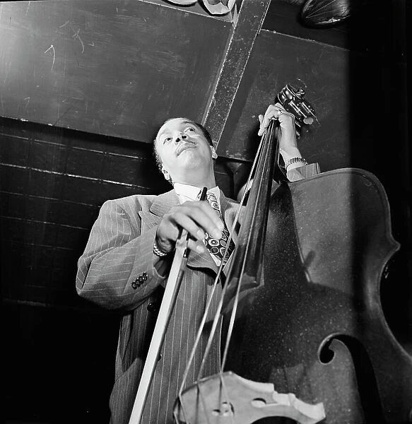 Portrait of Slam Stewart, Three Deuces(?), New York, N.Y. ca. Sept. 1946. Creator: William Paul Gottlieb