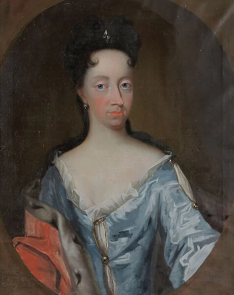 Portrait of Sofia Hedvig, 1677-1735. Creator: Anon