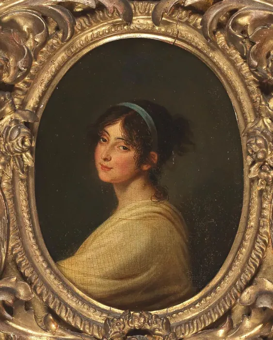 Framed Print : Portrait of Sofia Ivanovna Ladomirskaya (1776-1803). Creator: Guttenbrunn, Ludwig (1750-1819) Framed Print : Portrait of Sofia Ivanovna Ladomirskaya (1776-1803). Creator: Guttenbrunn, Ludwig (1750-1819)