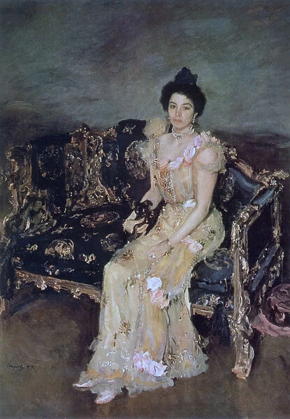 Portrait of Sofia Mikhailovna Botkina, 1899. Artist: Valentin Serov