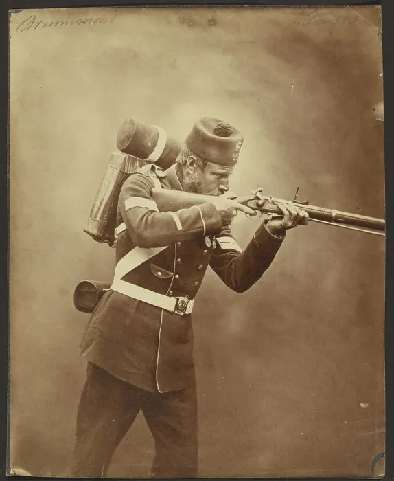 Framed Print : Portrait of a Soldier, about 1856. Creator: Cundall & Howlett
