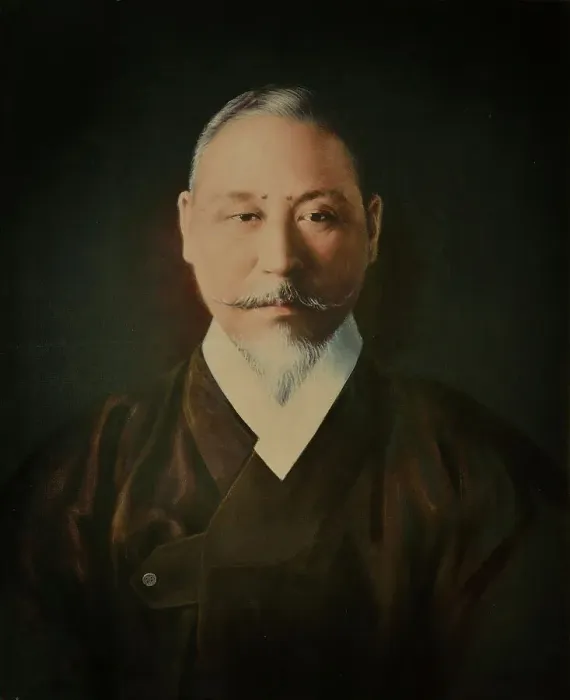 Framed Print : Portrait of Son Byong-hi (1861-1922). Creator: Anonymous Framed Print : Portrait of Son Byong-hi (1861-1922). Creator: Anonymous