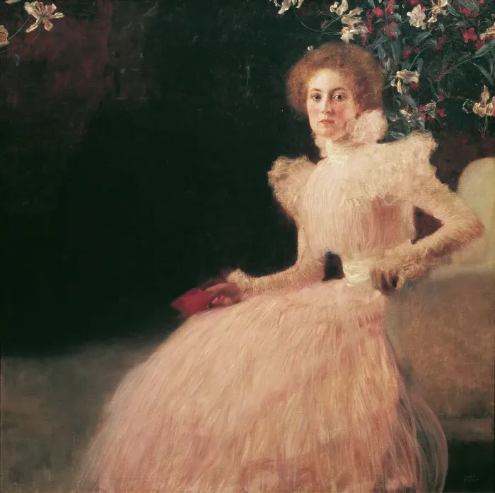 Framed Print : Portrait of Sonja Knips, 1898. Artist: Klimt, Gustav (1862-1918) Framed Print : Portrait of Sonja Knips, 1898. Artist: Klimt, Gustav (1862-1918)