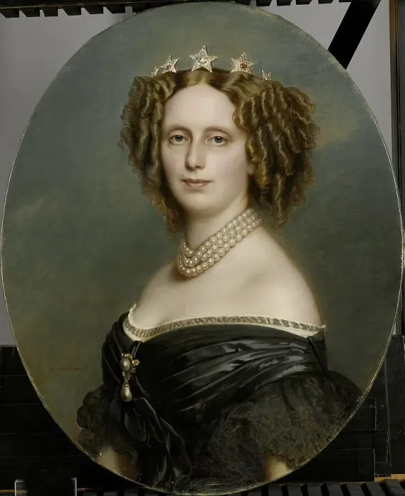 Framed Print : Portrait of Sophia Frederika Mathilda (1818-77), Princess of Württemberg, 1863-1873. Creator: Franz Xaver Winterhalter Framed Print : Portrait of Sophia Frederika Mathilda (1818-77), Princess of Württemberg, 1863-1873. Creator: Franz Xaver Winterhalter