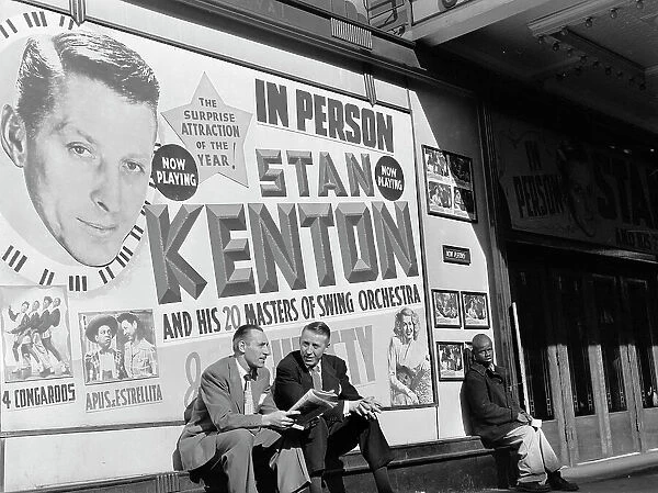 Portrait of Stan Kenton and Bob Gioga, 1947 or 1948. Creator: William Paul Gottlieb