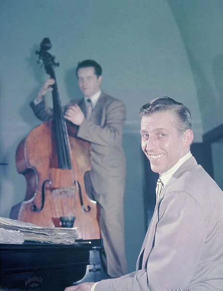 Portrait of Stan Kenton and Eddie Safranski, 1947 or 1948. Creator: William Paul Gottlieb